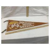 Vintage Indianapolis Motor Speedway Felt Pennant,