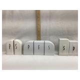 (7) Art Deco Shakers