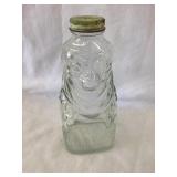 Grapette Products Glass Clown Bottle Bank, 7'T