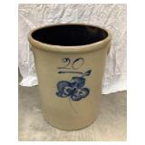 Back Stamped Red Wing Stoneware Salt Glazed 20