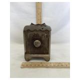 Vintage "Safe" Metal Bank, No Combo, 4 1/4" T, 3"