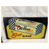 Old Home Bread Masonite Sign, 14 3/8'W, 8 1/4'T
