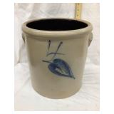 Red Wing Stoneware Salt Glazed 4 Gal. Crock w/