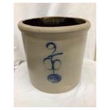 Red Wing Salt Glazed Bottom Marked 2 Gal. Crock