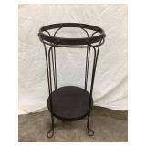 Cast Iron Wash Bowl Stand, NO SHIPPING, 29 3/4"T,