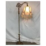 Ornate Wellington Stone Co. Cast Iron Floor Lamp,