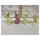 (4) Red Wing Animal Ash Receivers, ALL HAVE