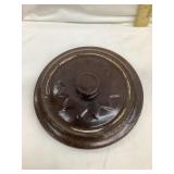 Albany Slip 1 Gal. Stoneware Lid w/ Star Like