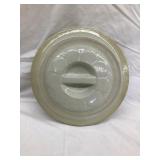 Red Wing Stoneware 1 Gal. Petal Lid, Edge Crack,