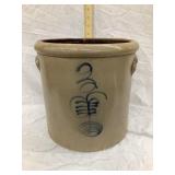 Red Wing Salt Glazed 3 Gal. Crock w/ Ribcage