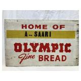 Olympic Bread Two-Sided Wood Sign, 28 1/2"L, 18"T