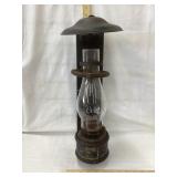 Vintage Railroad Kerosene Caboose Lamp, Approx.