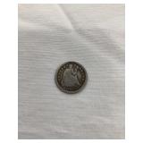 1854 Seated Liberty Half Dime