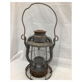 N.Y.C.S. Railroad Lantern w/ Dietz Globe (Rim