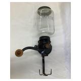 Arcade Cast Iron Wall Mounted Coffee Grinder w/