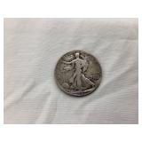 1942 Walking Liberty Silver Half Dollar