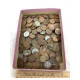 Lot Lincoln Wheat Pennies, Various Dates &