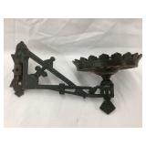 Cast Iron Lamp Brackets, 11"D