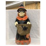 Vintage Paper Mache Halloween Witch/Store