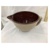 Modern Western Stoneware Batter Bowl, 4 3/4"T, 7