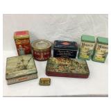 (8) Vintage Kitchen/Candy Tins, etc.