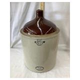 Western Stoneware 5 Gal. Crock Jug, Rim Chips, NO