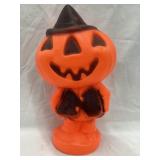 Gregg Products Pumpkin Scarecrow Lamp Blow Mold,