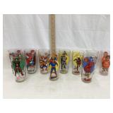 (10) Character Glasses, Mostly Pepsi Series,