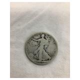 1917 D "Obverse" Walking Liberty Silver Half