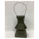 WW2 Military Lantern w/ Red Plastic