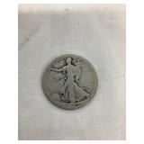 1921 P Silver Walking Liberty Half Dollar, Smooth