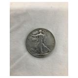 1938 D Silver Walking Liberty Half Dollar