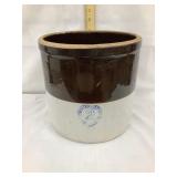 Burley & Winter Pottery 2 Gal. Two-Tone Crock w/