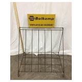 NAPA Balkamp Folding Display Rack w/ Sign, Sign