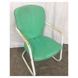 Vintage Metal Lawn Chair, NO SHIPPING, 34"T,