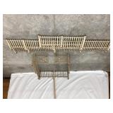 Victorian Christmas Tree Wood Fence, 54"x56", NO S