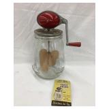 Dazey No. 4, 4 Quart Butter Churn, 12 1/2"T