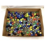 Flat of Marbles-Mostly "Cat