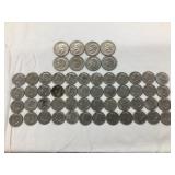 (48) Kennedy Halves & (8) Eisenhower Dollars,