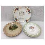 (3) Amana/Homestead, Iowa Adv./Souvenir Plates