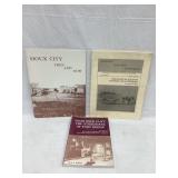 (3) Stoneware History Books & Sioux City, Iowa