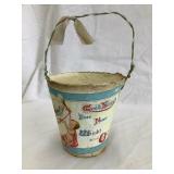 Paper Mache Baby Announcement Treat Bucket, Made