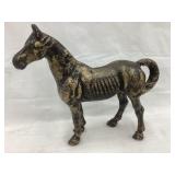 Cast Iron Horse Bank, AGE UNKNOWN, 9"T