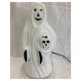 Ghost Lamp Blow Mold, Working, NO LIGHTBULB, 13"T