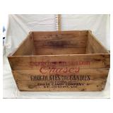 Chase Candy Co., St. Joseph MO. Wooden Shipping