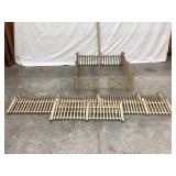 Victorian Christmas Tree Wood Fence, 54"x56", NO