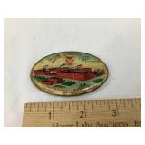Peninsular Stove Co. Adv. Pocket Mirror, 2 3/4' x