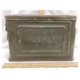 30 M1 Metal Ammo Box, 10 3/4" W x 7" T x 3 1/2" D