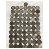 (71) 35% Silver Jefferson Wartime Nickels