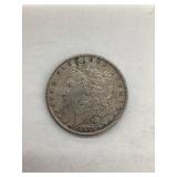 1885 Morgan Silver Dollar, Reverse Scratches